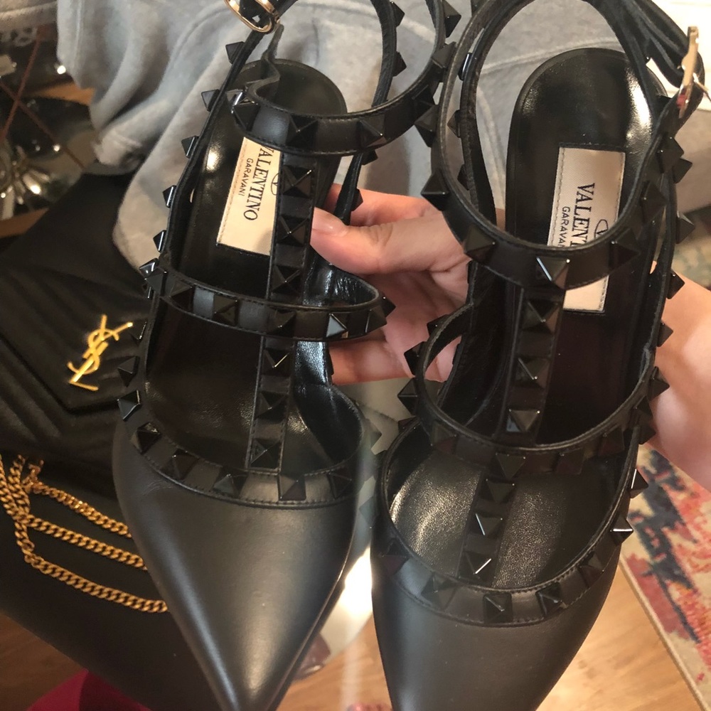 Valentino rockstud heels size 35